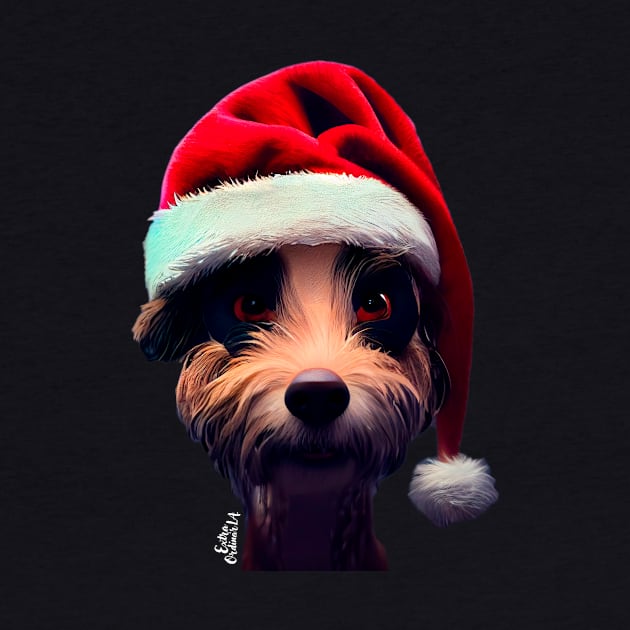 Christmas Funny dog by extraordinar-ia